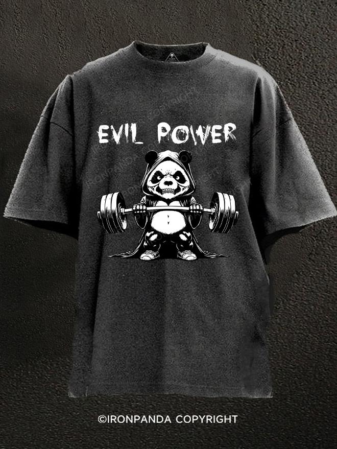 Evil Power Washed Gym Shirt