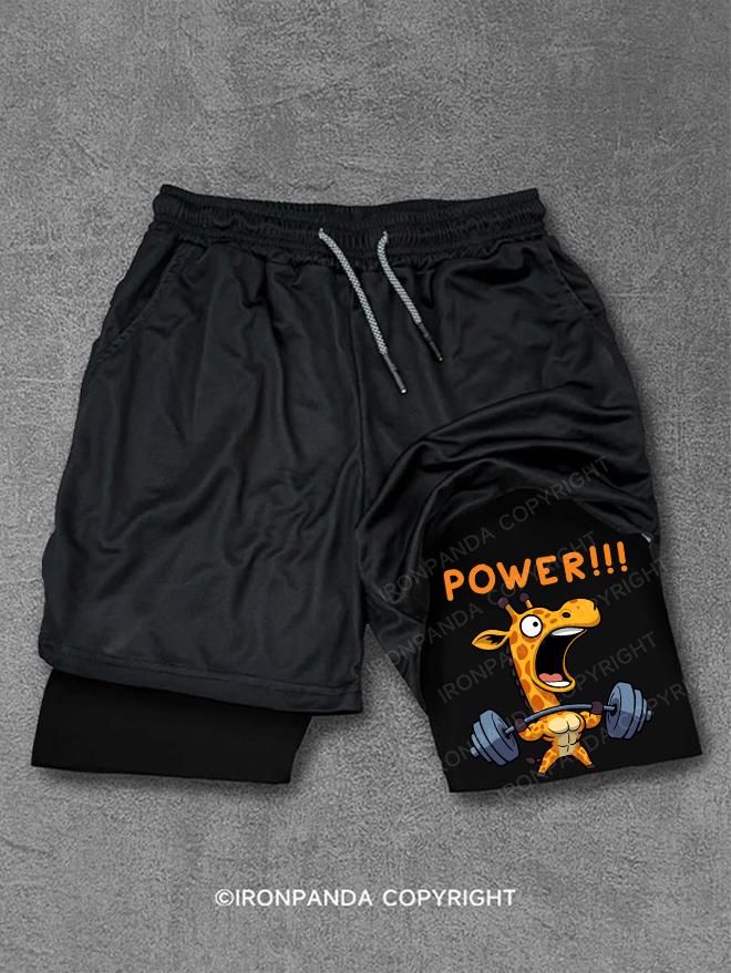 giraffe power Performance Training Shorts