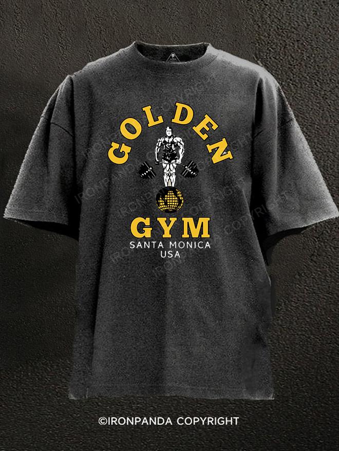 GOLDEN GYM Washed Gym Shirt