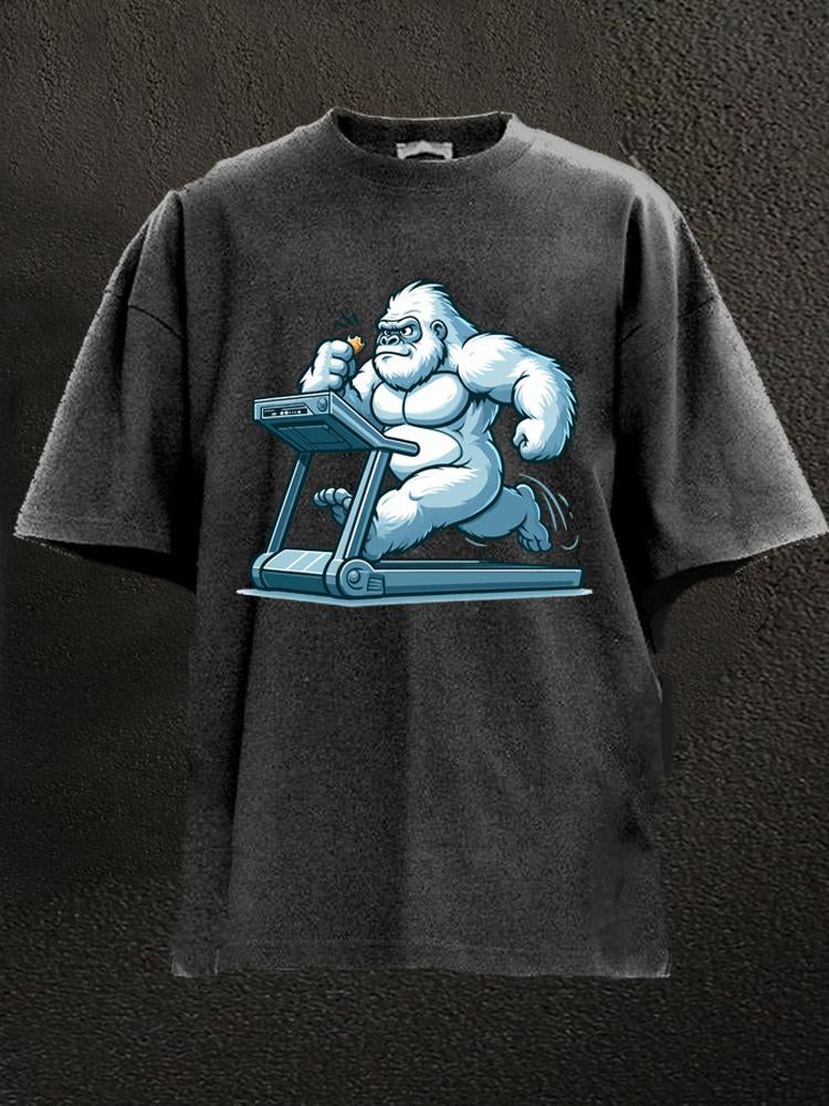 Workout Gorilla Washed Gym Shirt