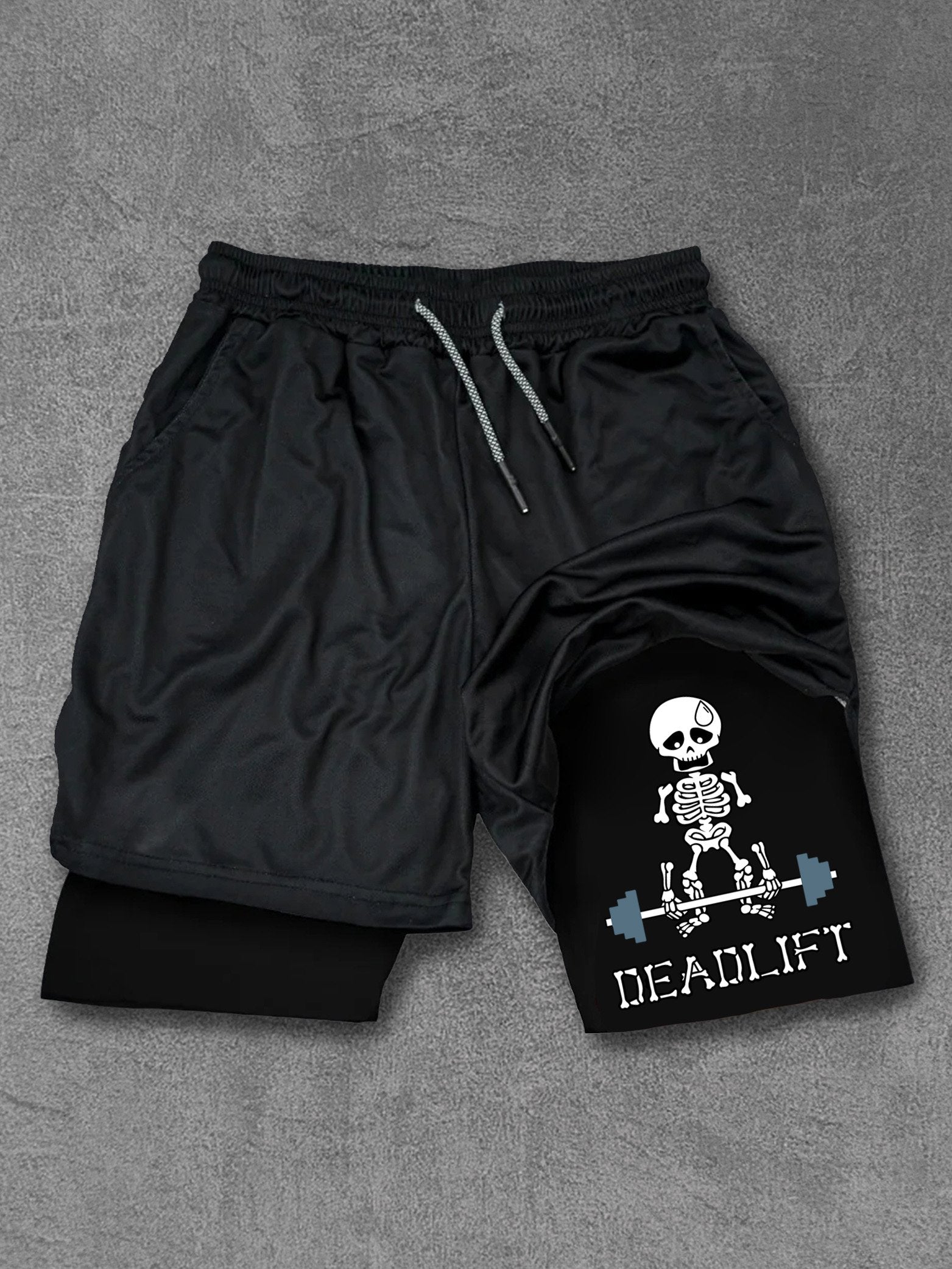 Deadlift Skeleton Performance Training Shorts