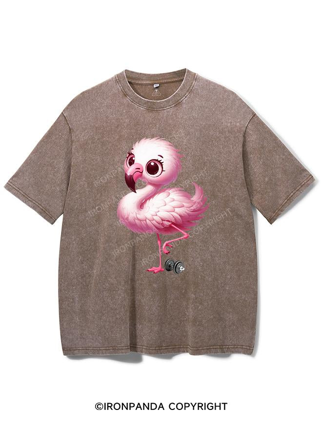 FLAMINGO DEADLIFT VINTAGE GYM SHIRT