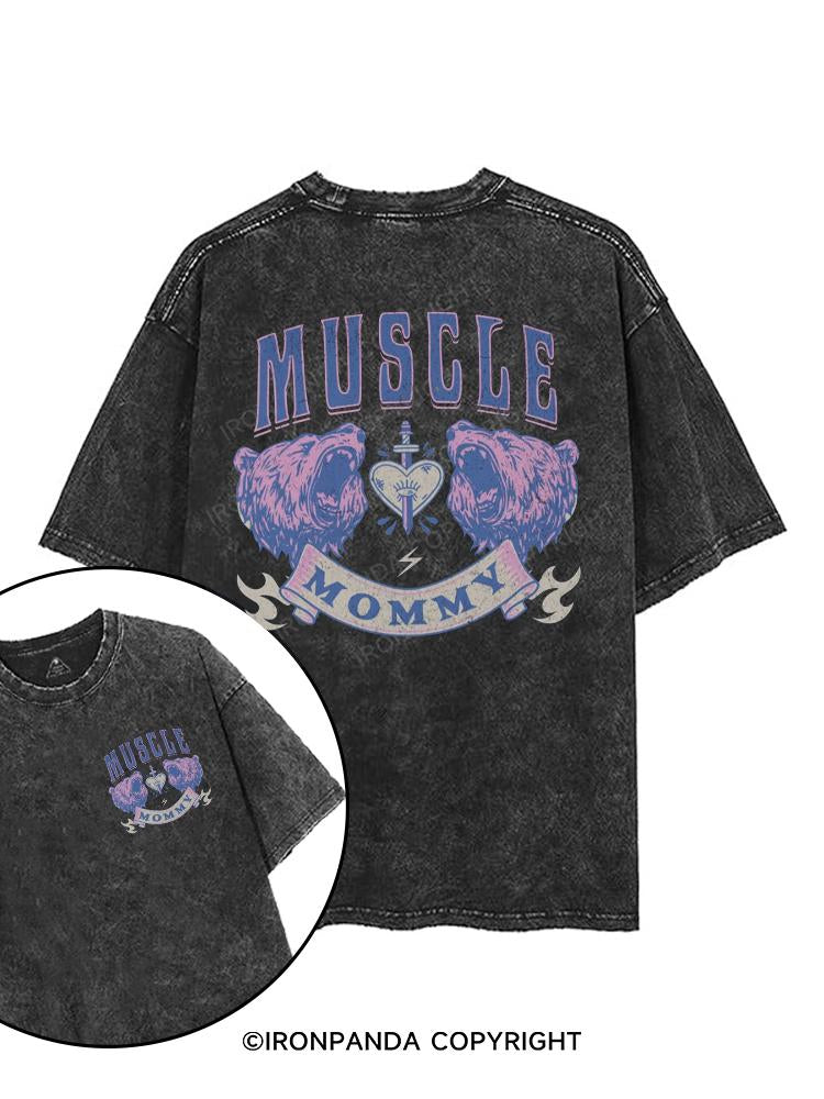 Muscle Mommy printed Gym Shirt