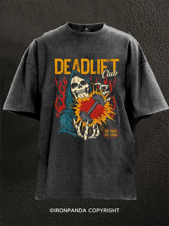 Deadlifts Washed Gym Shirt