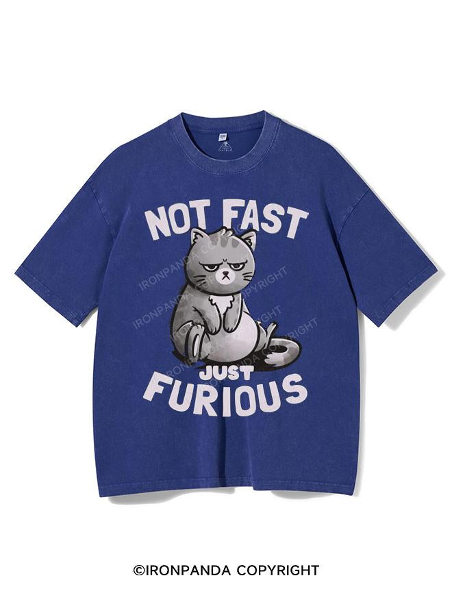 NOT FAST JUST FURIOUS VINTAGE GYM SHIRT