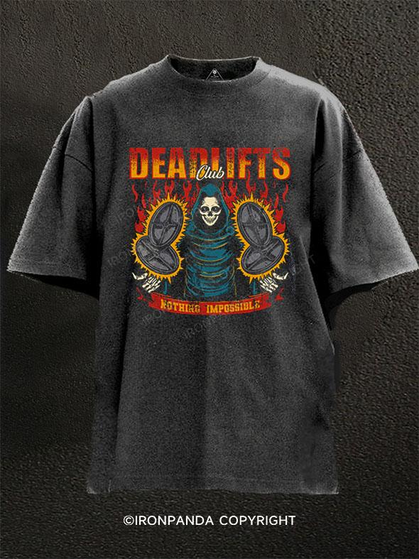 Deadlifts Washed Gym Shirt