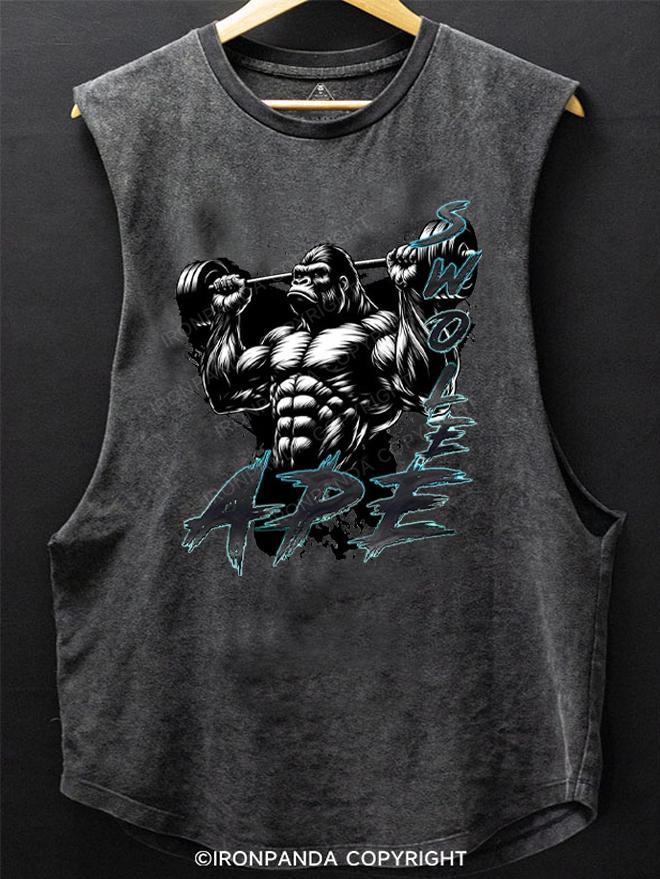 Swole Ape SCOOP BOTTOM COTTON TANK