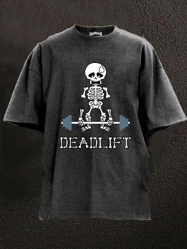 deadlift WASHED GYM SHIRT