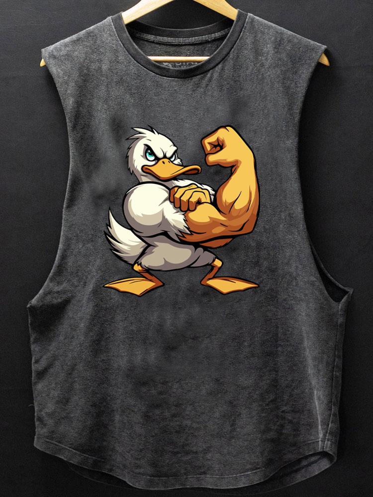 gym duck SCOOP BOTTOM COTTON TANK