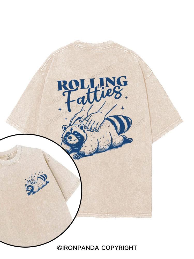 Rolling Fatties printed Gym Shirt