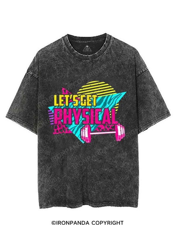 Let's get physical VINTAGE GYM SHIRT