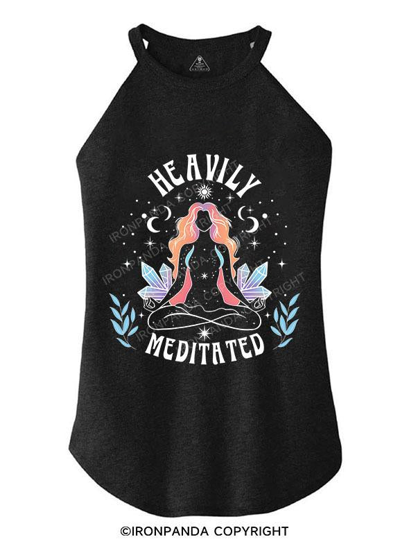 HEAVILY MEDITATED TRI ROCKER COTTON TANK