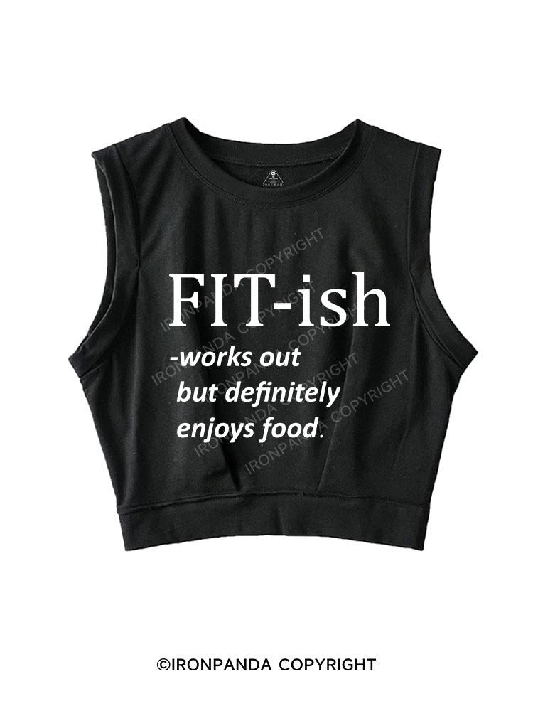 FIT-ISH SLEEVELESS CROP TOPS