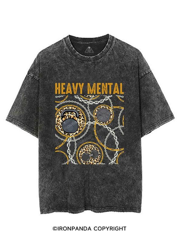 HEAVY MENTAL VINTAGE GYM SHIRT