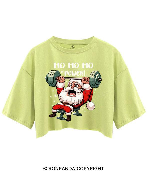 HO HO HO POWER! CROP TOPS