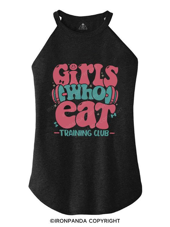 GIRLS WHO EAT TRI ROCKER COTTON TANK