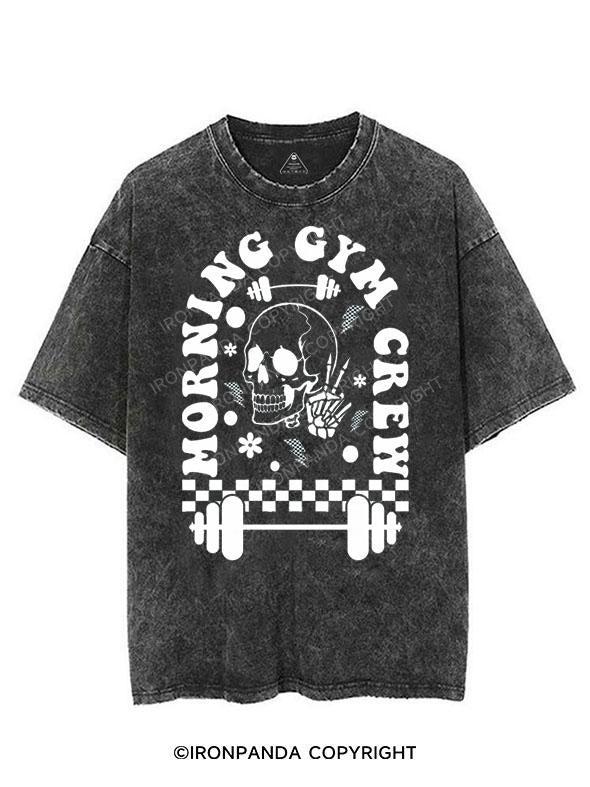 MORNING GYM CREW VINTAGE GYM SHIRT