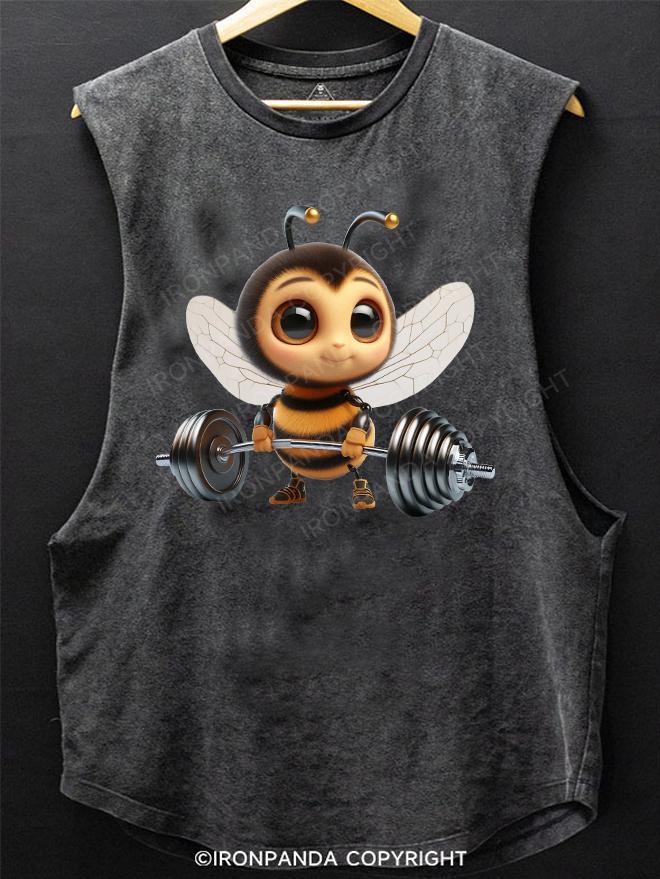 Barbell bee SCOOP BOTTOM COTTON TANK