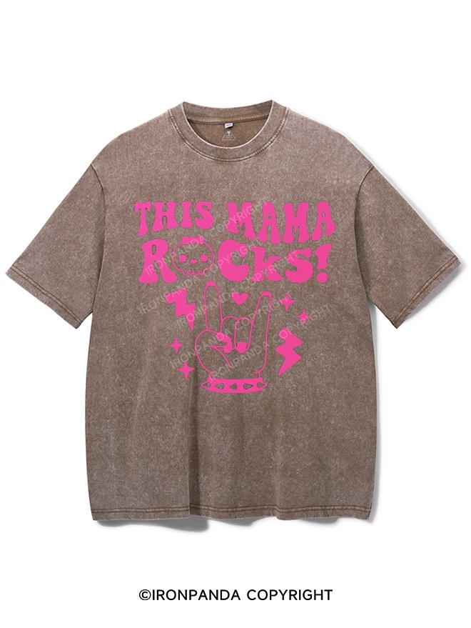 THIS MAMA ROCKS VINTAGE GYM SHIRT