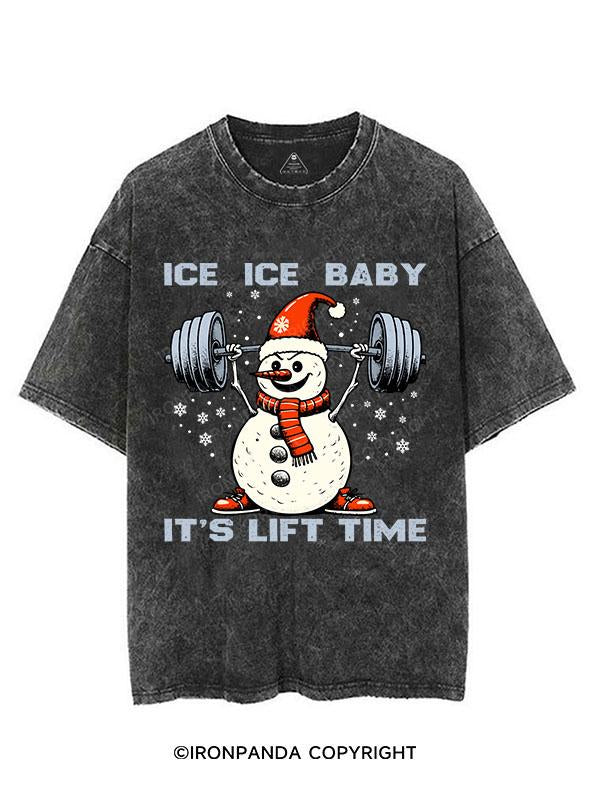 ICE ICE BABY IT'S LIFT TIME VINTAGE GYM SHIRT