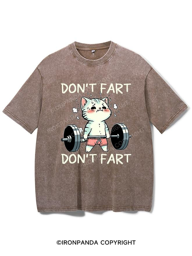 DON'T FART VINTAGE GYM SHIRT