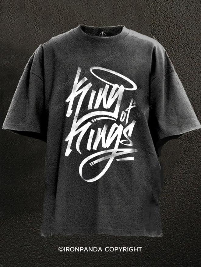 KING OF KINGS Washed Gym Shirt