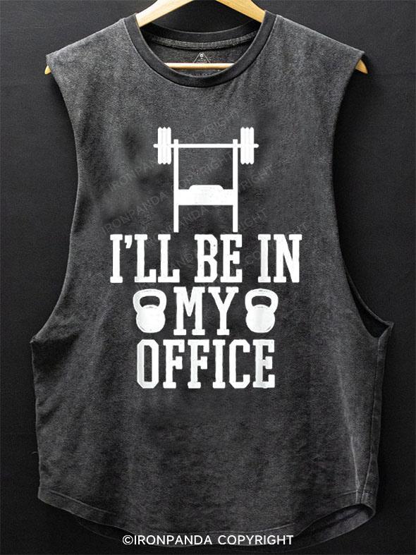 I will be in my Office SCOOP BOTTOM COTTON TANK