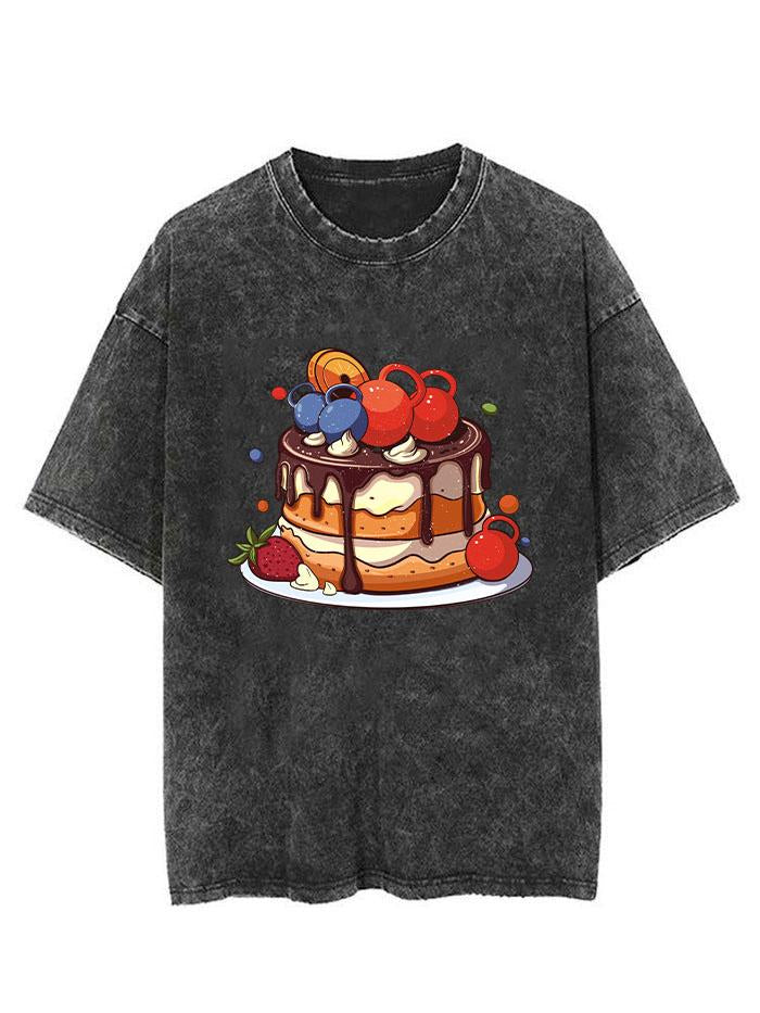 CAKE WORK OUT VINTAGE GYM SHIRT