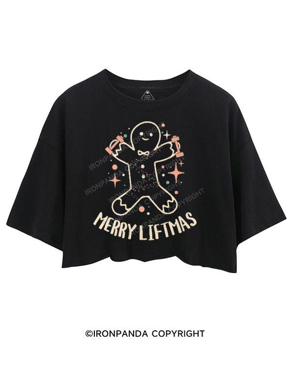 MERRY LIFTMAS CROP TOPS