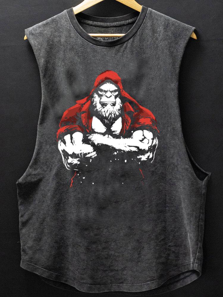 muscle santa gorilla SCOOP BOTTOM COTTON TANK