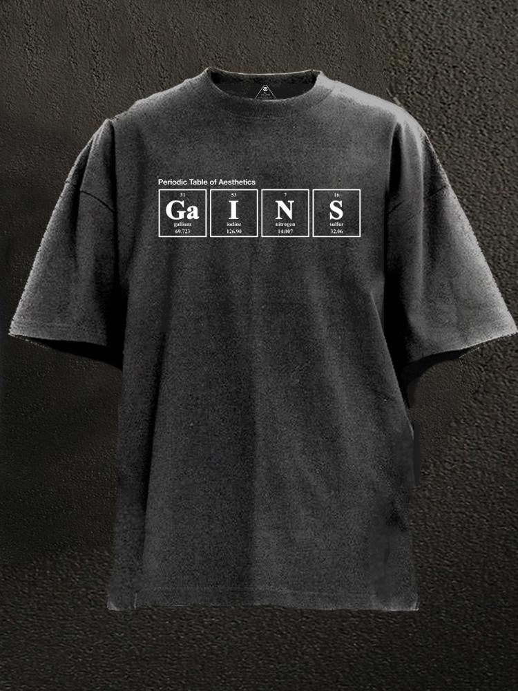 gains Washed Gym Shirt