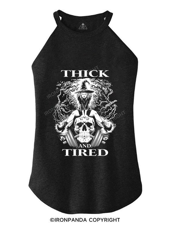 THICK AND TIRED TRI ROCKER COTTON TANK