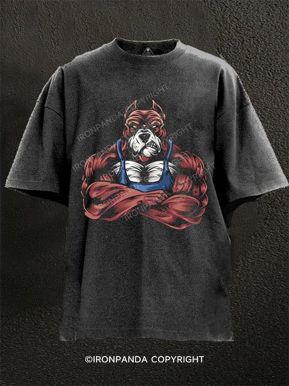 gym Bulldog GYM Washed Gym Shirt