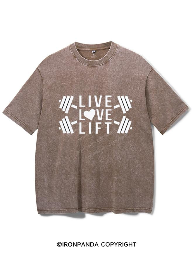 LIVE LOVE LIFT VINTAGE GYM SHIRT