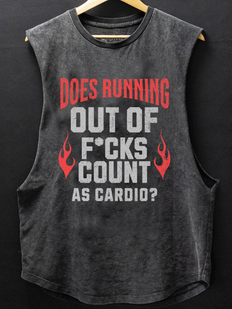 does running out f*ck count as cardio SCOOP BOTTOM COTTON TANK