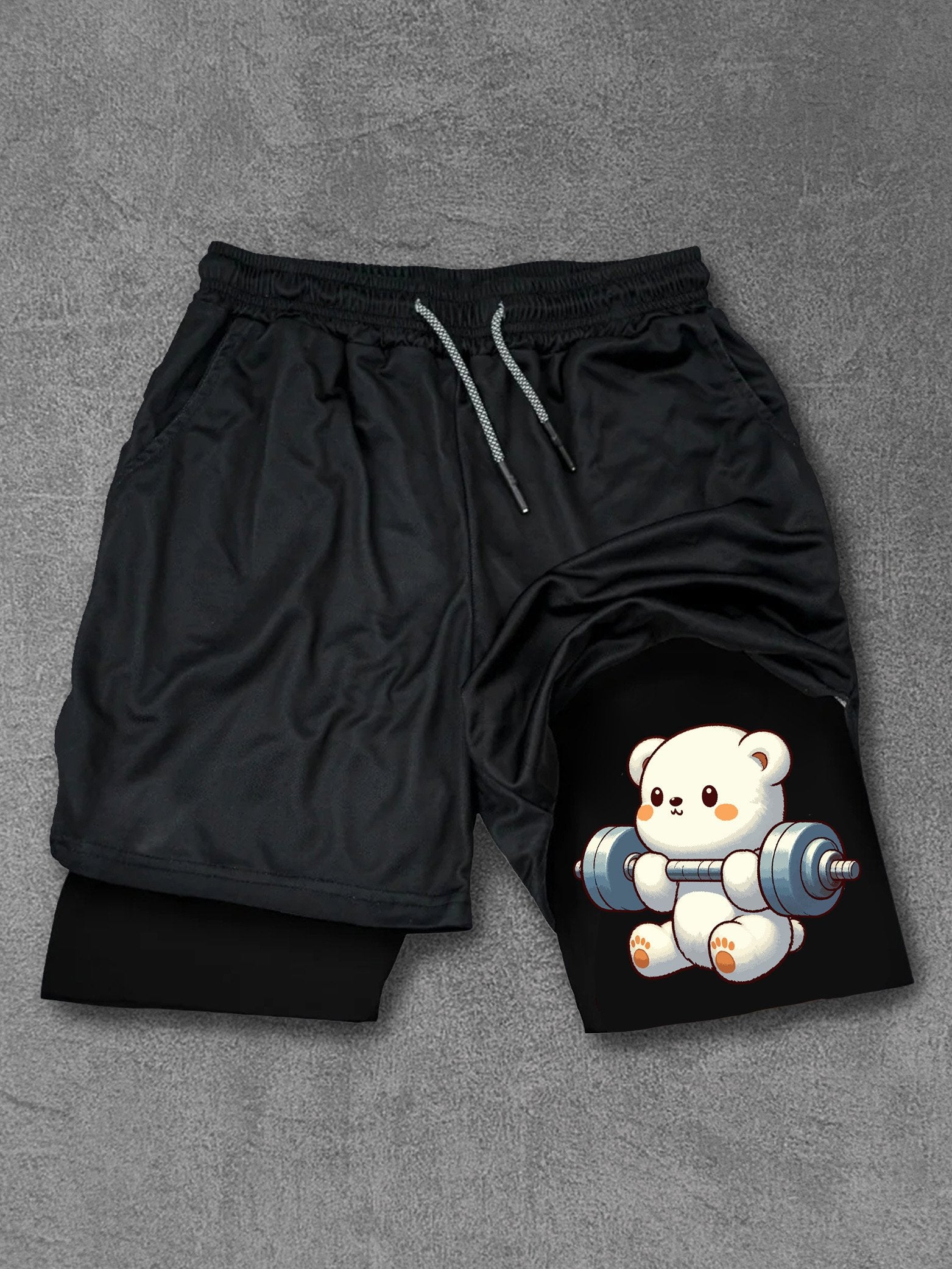 weightlifting toy bear Performance Training Shorts