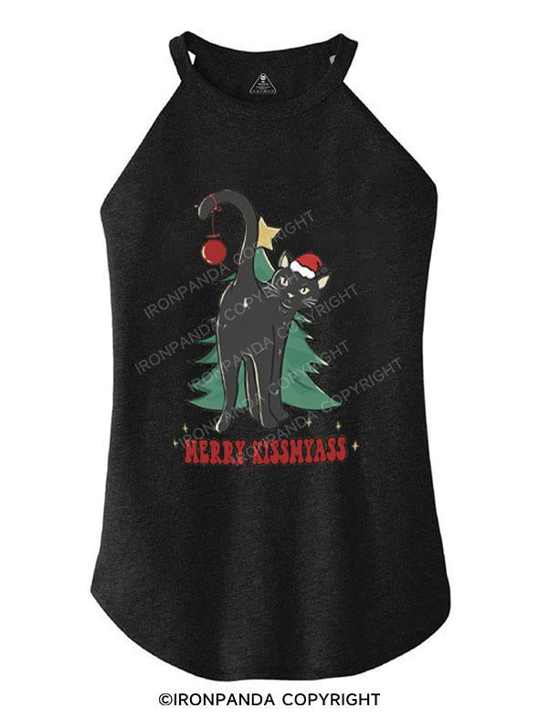 MERRY KISSMYASS TRI ROCKER COTTON TANK