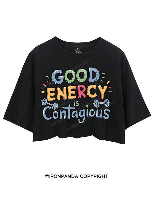 GOOD ENERGY CONTAGIOUS CROP TOPS