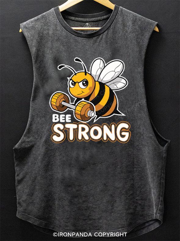 Bee Strong SCOOP BOTTOM COTTON TANK