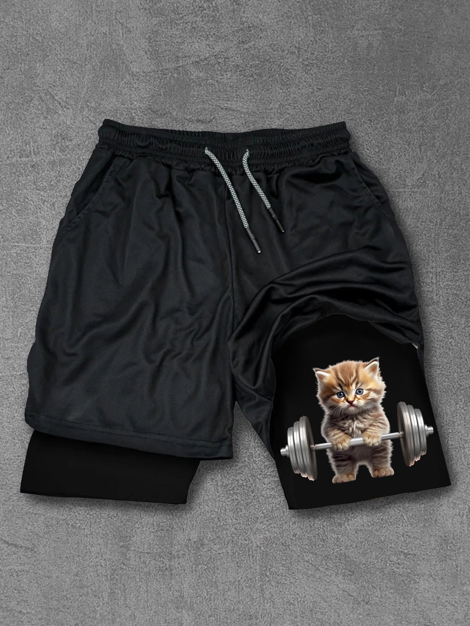 weightlifting cat Performance Training Shorts