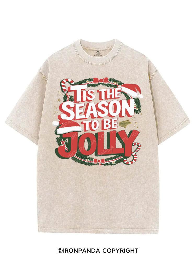 TIS THE SEASON TO BE JOLLY VINTAGE GYM SHIRT