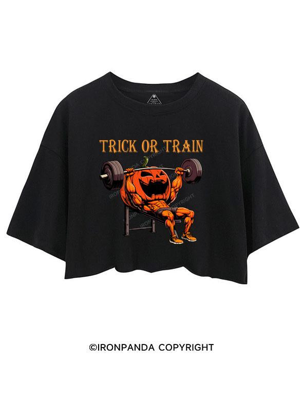 TRICK OR TRAIN CROP TOPS