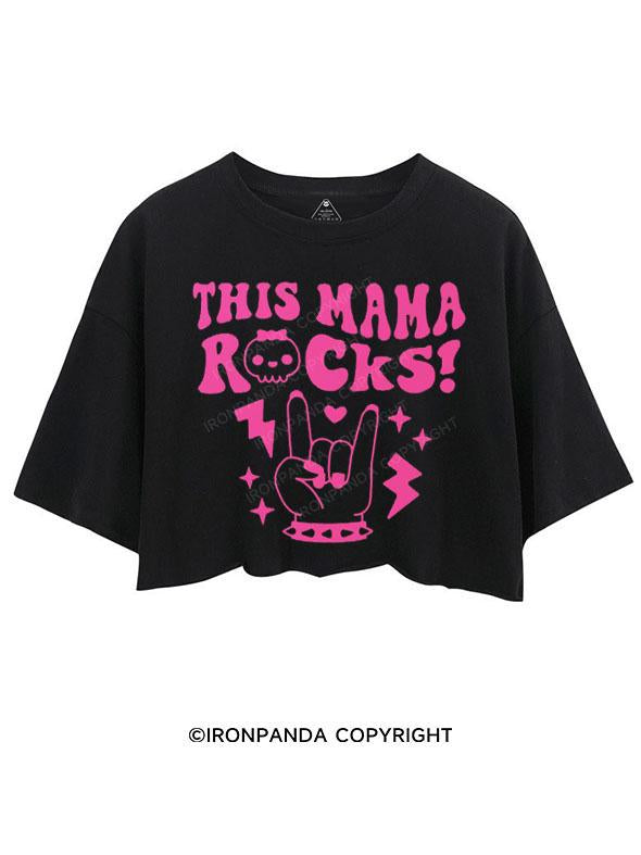 THIS MAMA ROCKS CROP TOPS