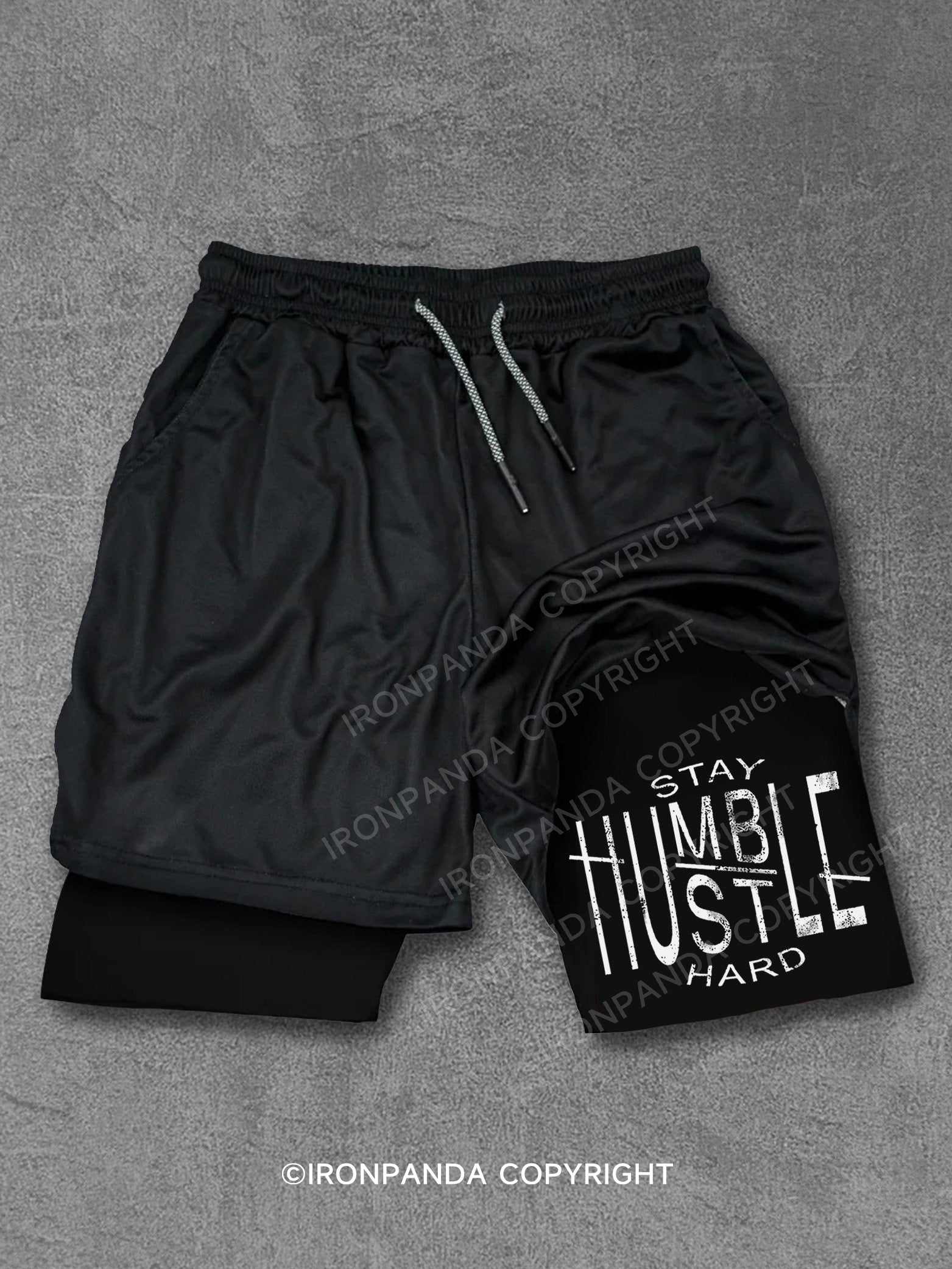 stay humble hustle hard Performance Training Shorts