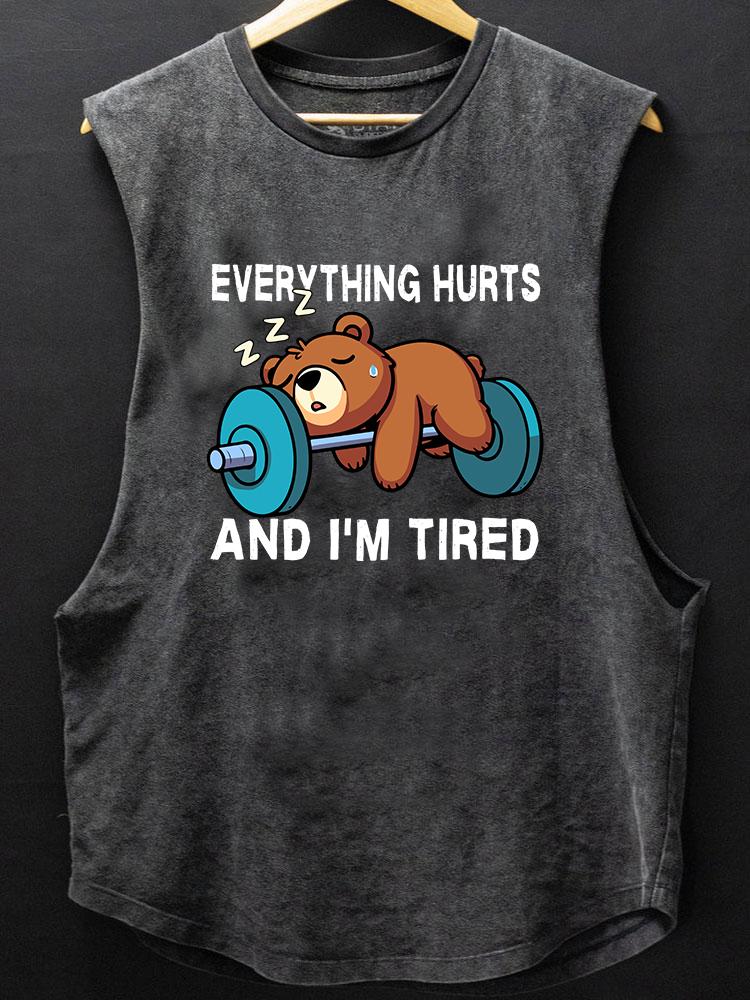 everything hurts and I'm tired BOTTOM COTTON TANK