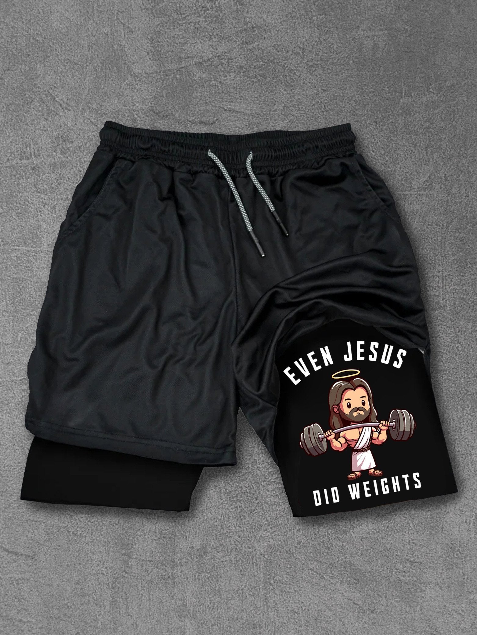 even jesus did weights Performance Training Shorts