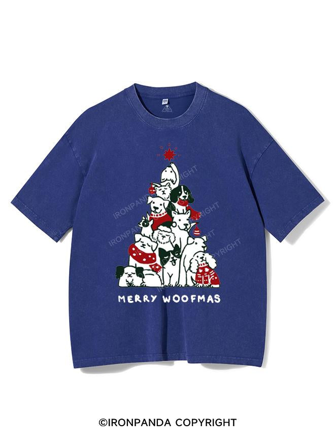 MERRY WOOFMAS VINTAGE GYM SHIRT