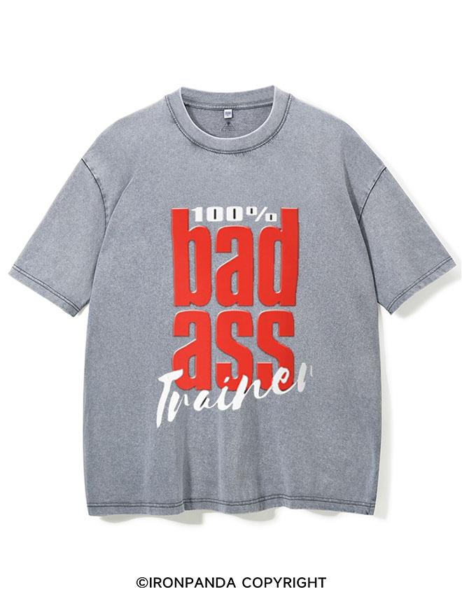 BADASS TRAINER VINTAGE GYM SHIRT