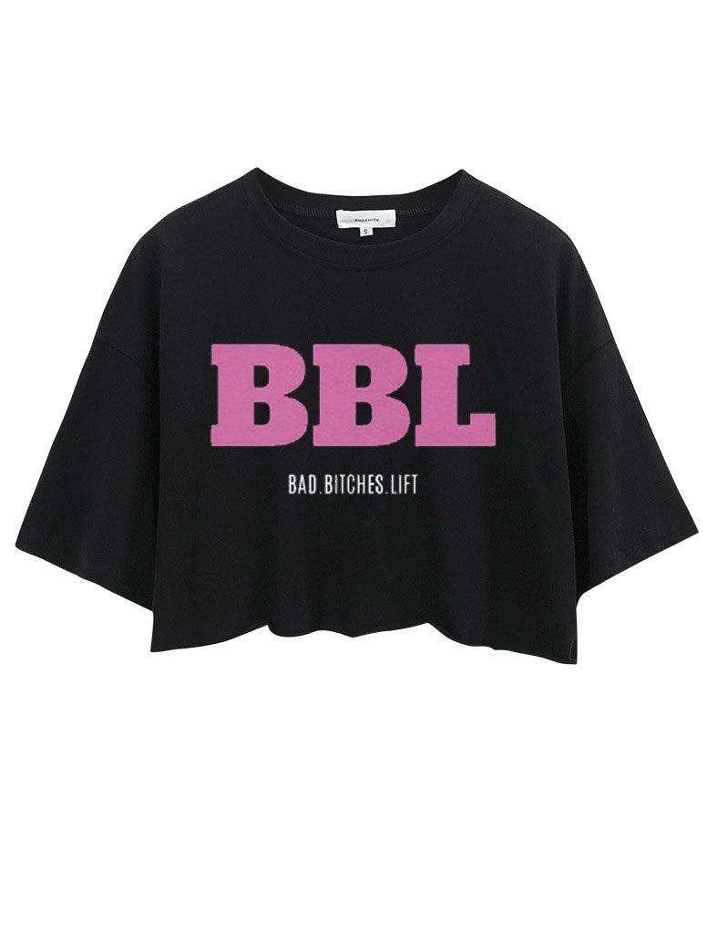 pink BBL wasted Crop Tops