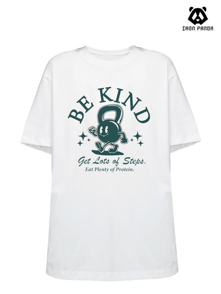 BE KIND Loose fit cotton  Gym T-shirt